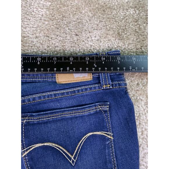 Levi's Bold Curve Jeans Women's 11M Low Rise Skinny Stretch Dark Wash C535 - Picture 12 of 15